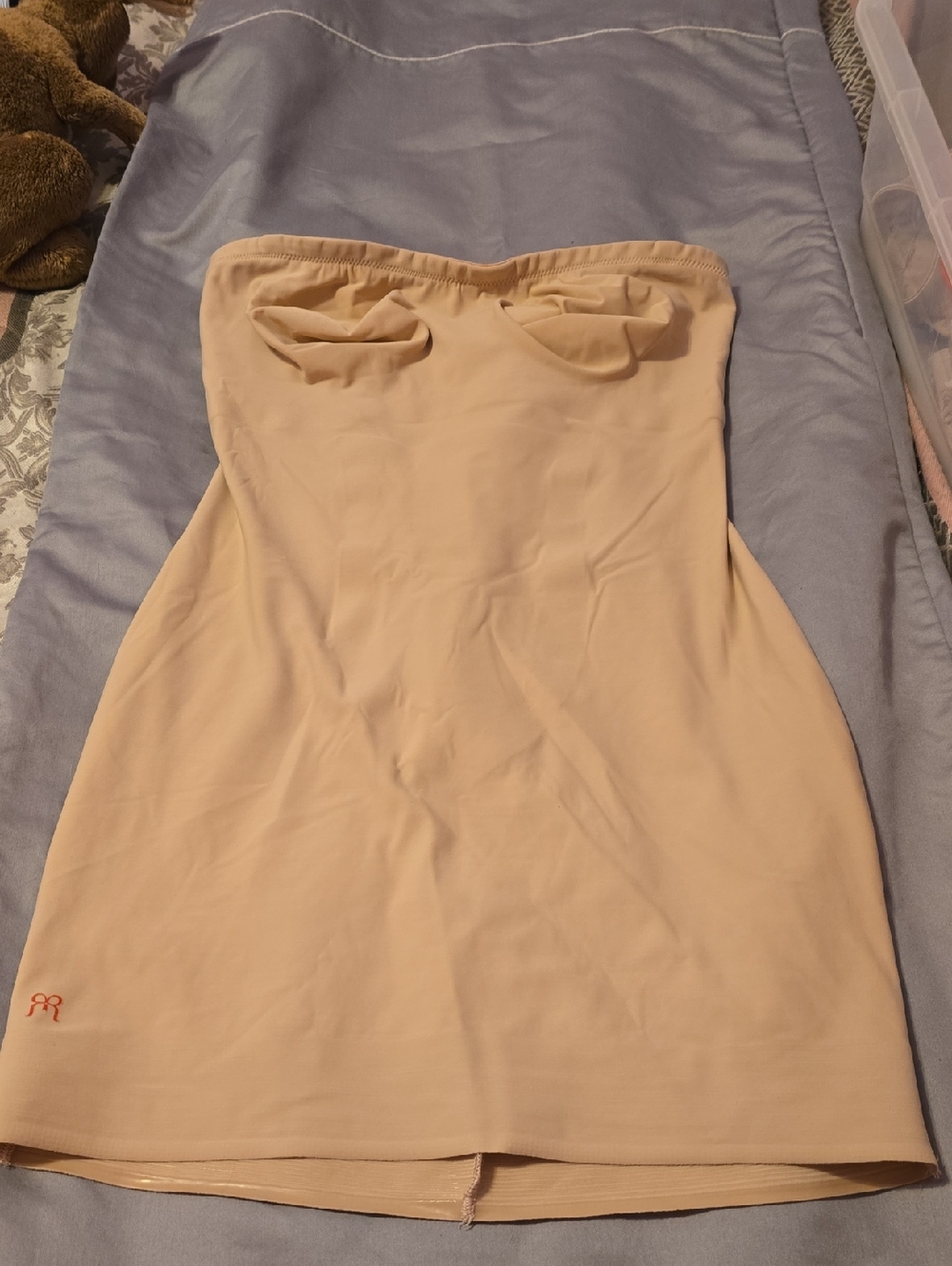 NWOT Ruby Ribbon Strapless Nude Shapewear Convertible Slip